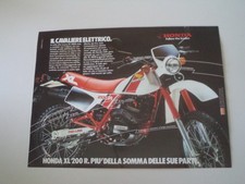 advertising Pubblicità 1984 MOTO HONDA XL 200 R