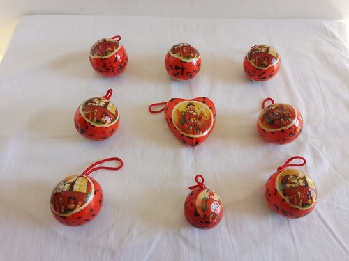Addobbi natale palline lotto - natale,