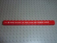 LEGO Brick 1 x 16 with White