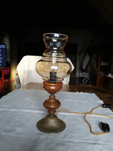 Lampada tavolo legno - in,