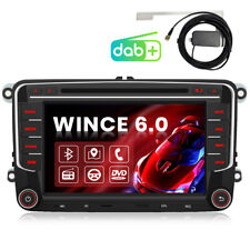 Autoradio 7" DAB+ GPS BT 2 DIN GPS NAVI per VW Golf 5 6 Passat Touran Polo Tiguan