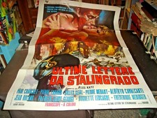 ULTIME LETTERE DA STALINGRADO manifesto 2F originale 1969 F. MENINGER