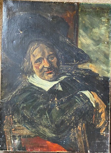 Dipinto olio dopo franz - a,