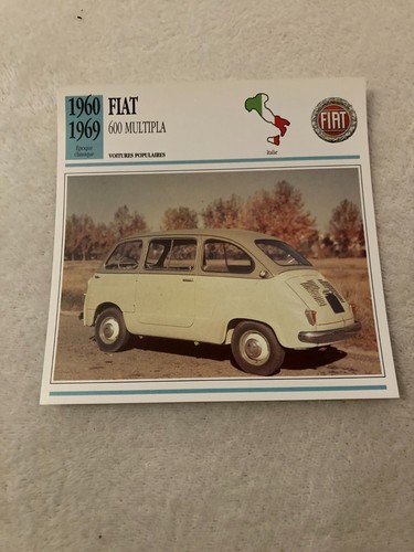 Carte fiche auto fiat - auto,