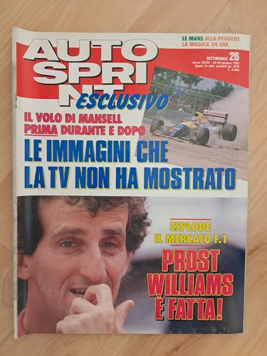 Autosprint 1992 incidente - 1992,