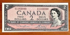 Canada dollari 1954 aunc - 2,