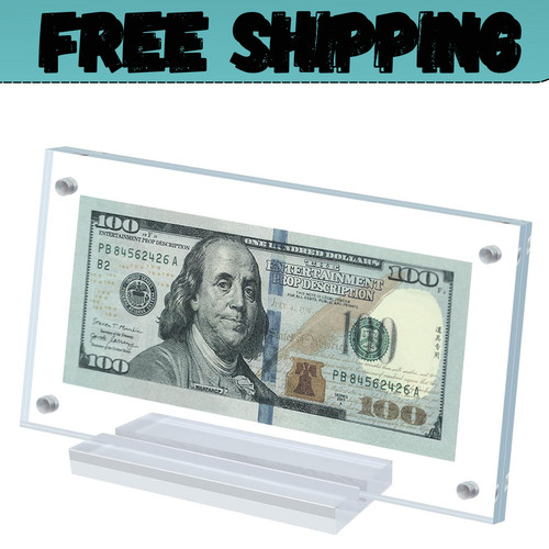 Espositore cornice banconote