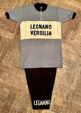 Raro Completo Ciclismo Vintage Maglia + Pantaloncini “Legnano” Eroica tg. M