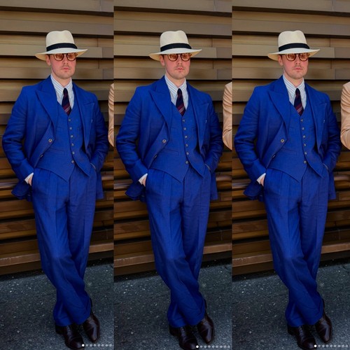 Tuta uomo blu - , pizzo