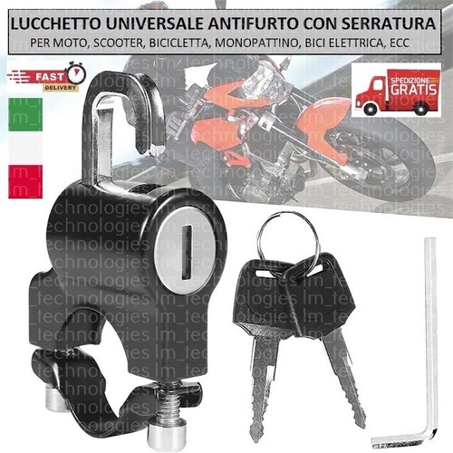 Lucchetto casco gancio - lucchetto,