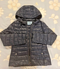 PIUMINO LEGGERO DONNA DI PRADA BLU TAGLIA 48. PERFETTO PARI AL NUOVO. ORIGINALE.