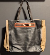 Etro Milano Black & Tan Tote