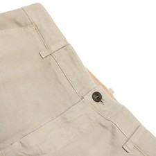 Pantaloni cargo / casual in misto cotone NWOT di Mason taglia 52 (36 US) in tinta unita beige