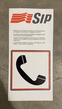 Opuscolo Sip prefissi telefonici e cabine telefoniche città di Bormio 