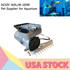 Pompa Aria Elettromagnetica DC12V 160 L/M 120W Fornitore Animali Acquario Pesci Serbatoio Stagno