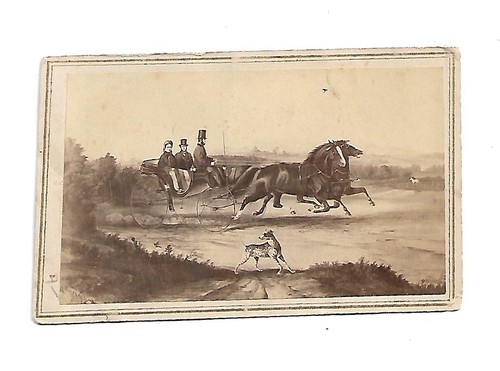 Cdv anni 1860 - di, litografia