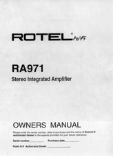 Rotel RA-971 Amplificatore