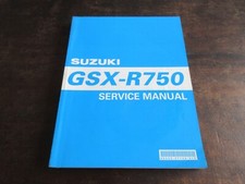 Suzuki GSX-R750 K4 GSX-R750K4 2004 Shop repair service manual manuale di riparazione