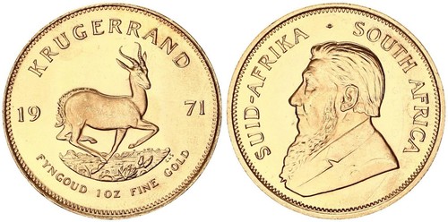 Sudafrica 1971 oncia - sudafrica,
