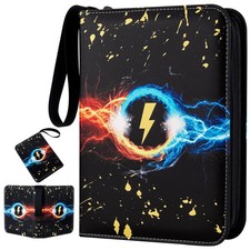 Album per Carte 4 Tasche Raccoglitore Carte Porta Carte da Collezione con 440