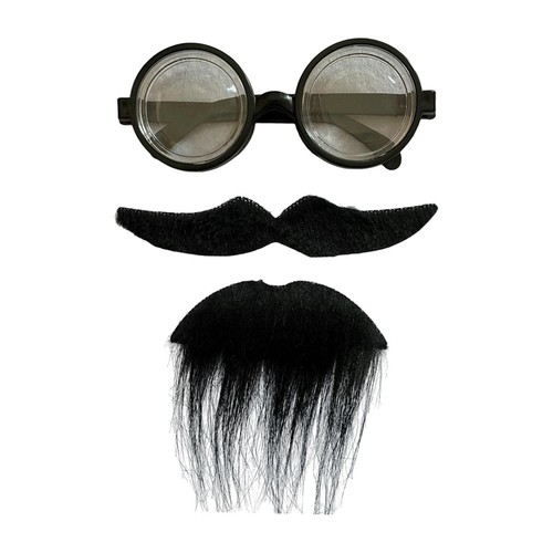 Occhiali barba finta set