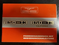 Moto Guzzi 850-T3 E CALIFORNIA  LIBRETTO USO E MANUTENZIONE  In Tedesco + Agg T4