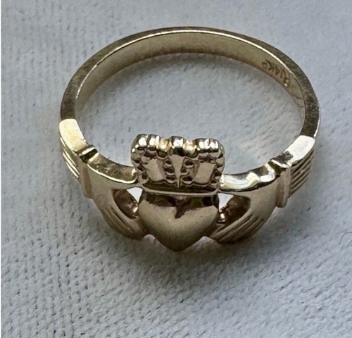 Anello claddagh oro 14kp - anello,