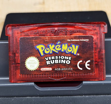 Pokémon Versione Rubino GBA in ITALIANO - Game Boy Advance - Batteria NUOVA
