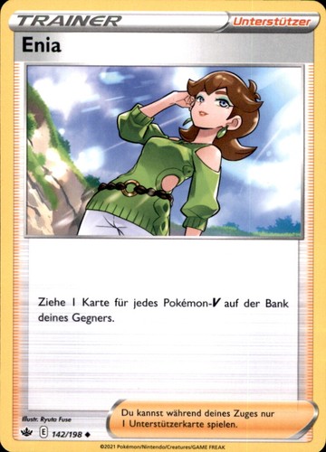 Carta pokemon enia 142 - carta,
