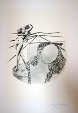 Salvador Dalì LA PITTURA seri-litografia 70x50 no picasso de chirico gonzaga baj