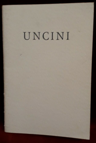 Giuseppe uncini catalogo - uncini,