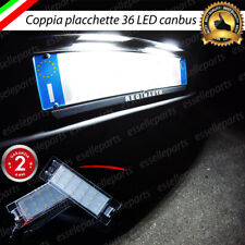 COPPIA PLACCHETTE 36 LED LUCI TARGA CHEVROLET TRAX CANBUS 6000K BIANCO GHIACCIO