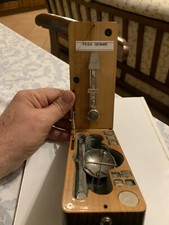 ANTICO BILANCINO DI PRECISIONE CON PESI MONETALI PER ORO E PIETRE PREZIOSE