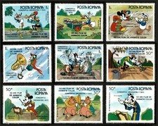 ROMANIA 1986 WALT DISNEY