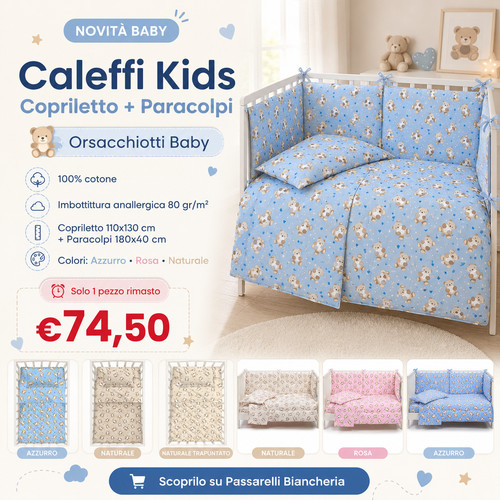 Caleffi kids copriletto con - caleffi,