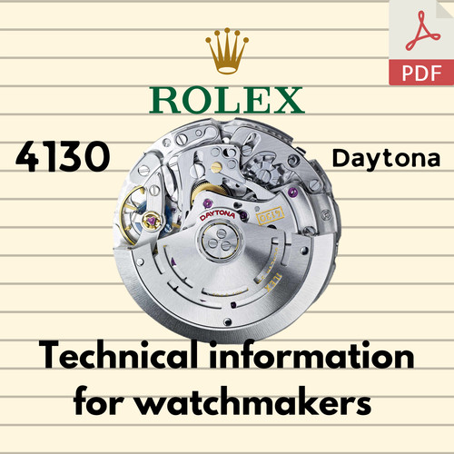 Rolex daytona 4130 technical - daytona,