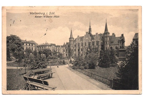 Cartolina waldenburg slesia - in,