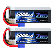 2x Zeee 6S 22,2 V batteria lipo batteria 6000 mAh EC5 100C per RC aereo auto UAV