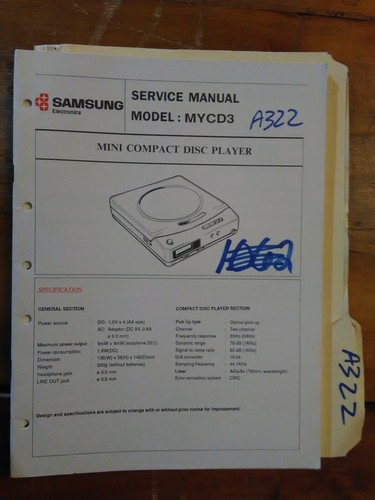 Samsung mycd3 manuale - , di