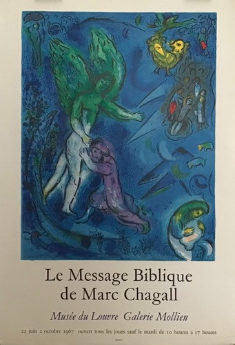 1967 original chagall poster - original,