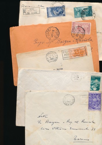 1948 italia storia postale - italia,