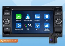 Per Ford Fusion 7" Android 13 Autoradio GPS Navi Wireless CarPlay Bluetooth WiFi