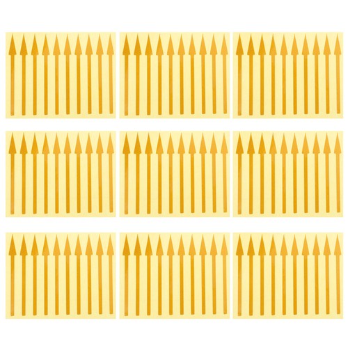 100 pezzi cartelli frecce - ,