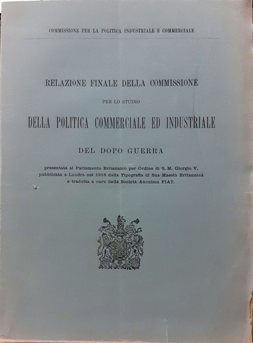Relazione finale della