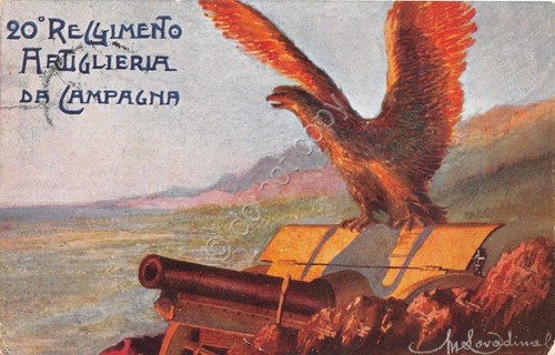 Cartolina reggimentale - cartolina,
