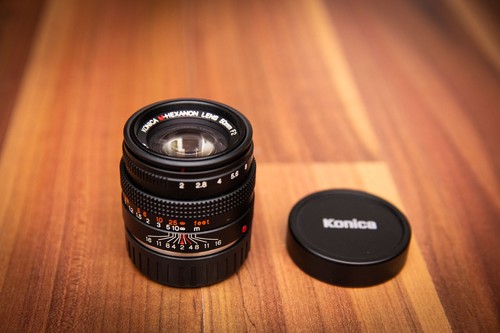 Konica hexanon f 2 - 50, mm
