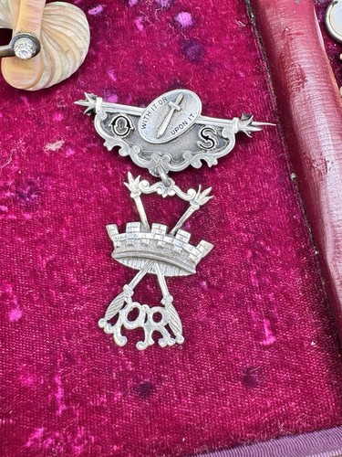 Antica medaglia argento ordine