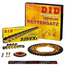 Kit Catena Kawasaki Z 1000 (ZRT00A) 03-06, DID EXTRA Rinforzata ORO, Stealth S