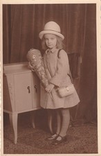 Foto cartolina bella ragazza