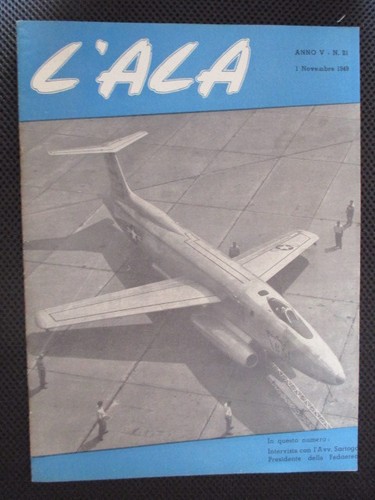 Rivista ala aviazione - aviazione, anno